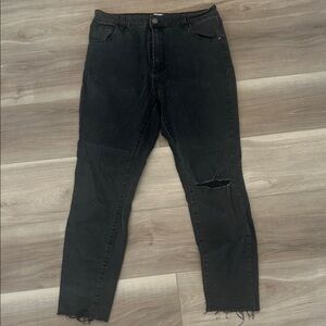 Cotton On High Grazer Skinny Jeans in Charcoal